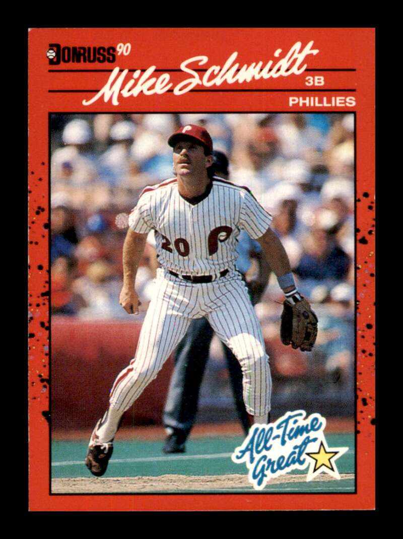 Load image into Gallery viewer, 1990 Donruss Mike Schmidt #643 Philadelphia Phillies Image 1
