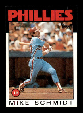 1986 Topps Mike Schmidt 