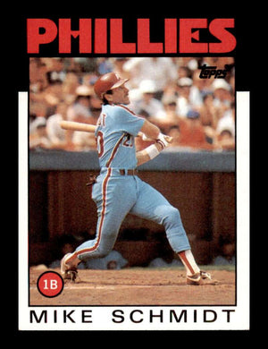 1986 Topps Mike Schmidt 