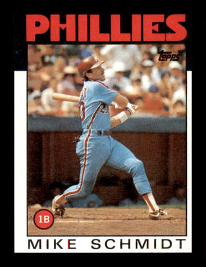 1986 Topps Mike Schmidt 