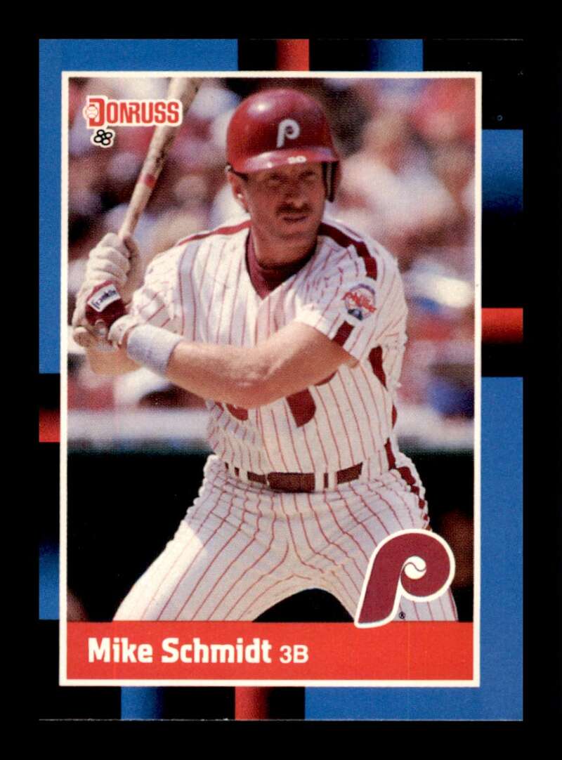 Load image into Gallery viewer, 1988 Donruss Mike Schmidt #330 Philadelphia Phillies Image 1
