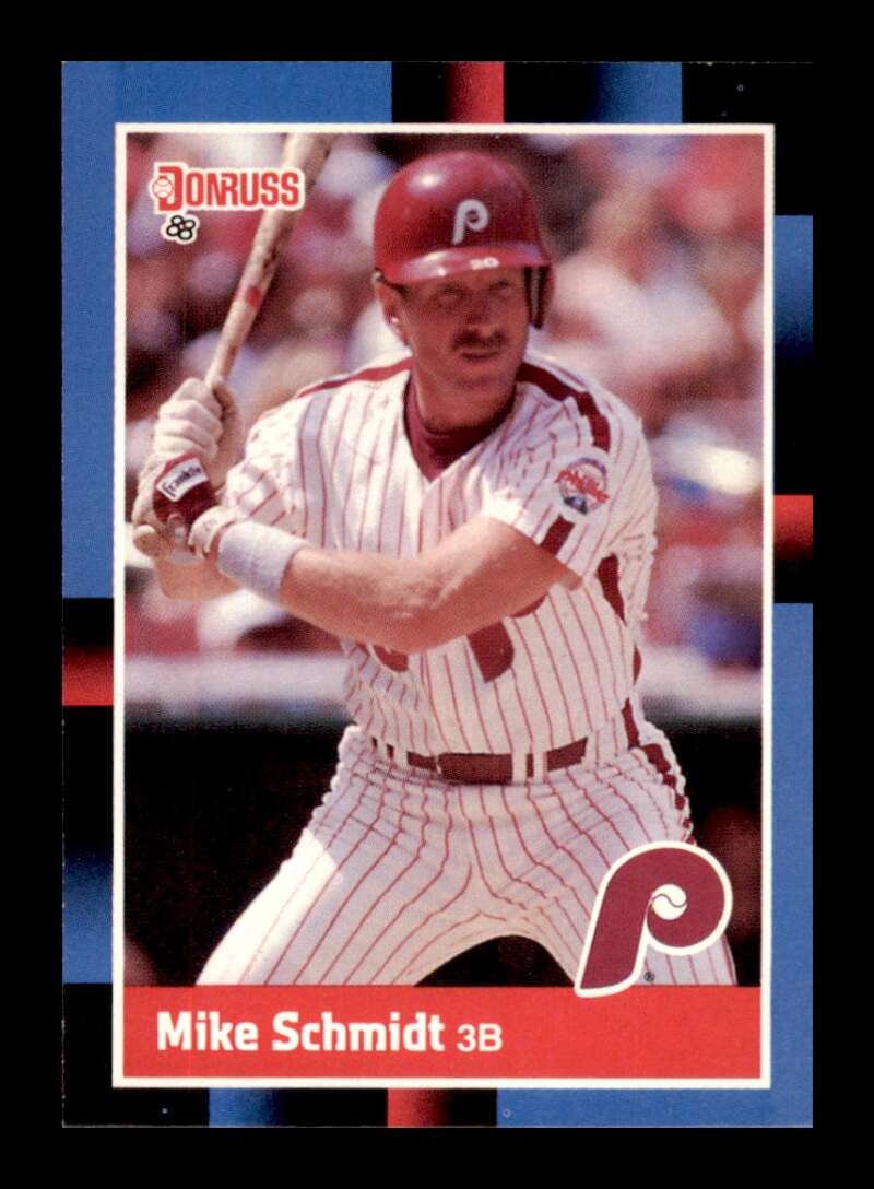 Load image into Gallery viewer, 1988 Donruss Mike Schmidt #330 Philadelphia Phillies Image 1
