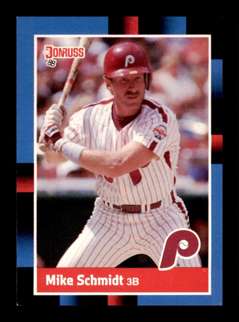 Load image into Gallery viewer, 1988 Donruss Mike Schmidt #330 Philadelphia Phillies Image 1
