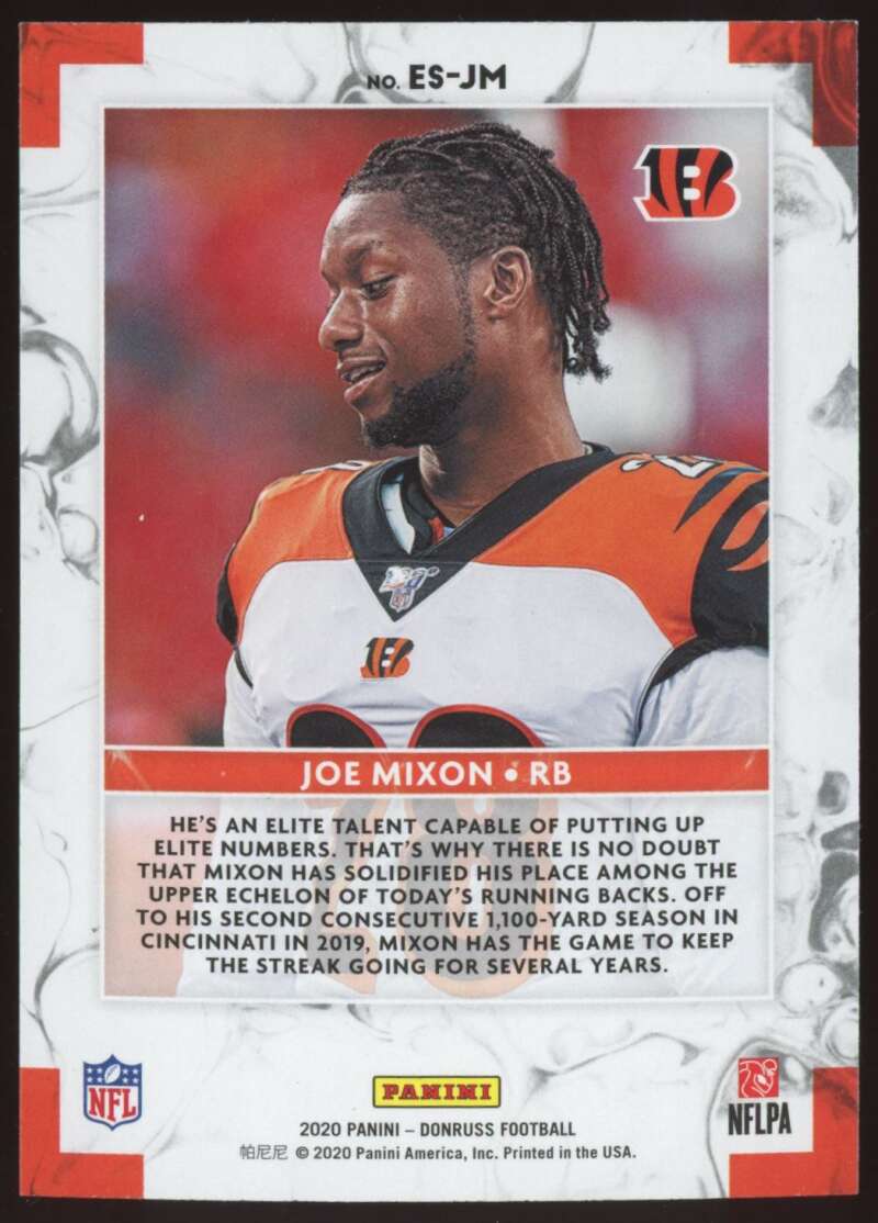 Load image into Gallery viewer, 2020 Donruss Elite Series Joe Mixon #ES-JM Image 2
