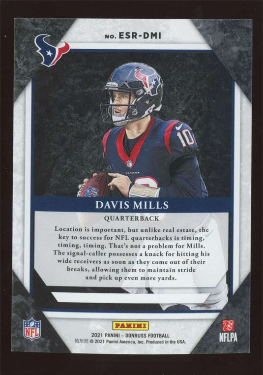 2021 Donruss Elite Series Rookies Davis Mills 