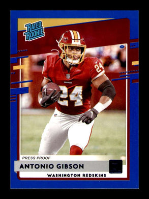 2020 Donruss Press Proof Blue Antonio Gibson 