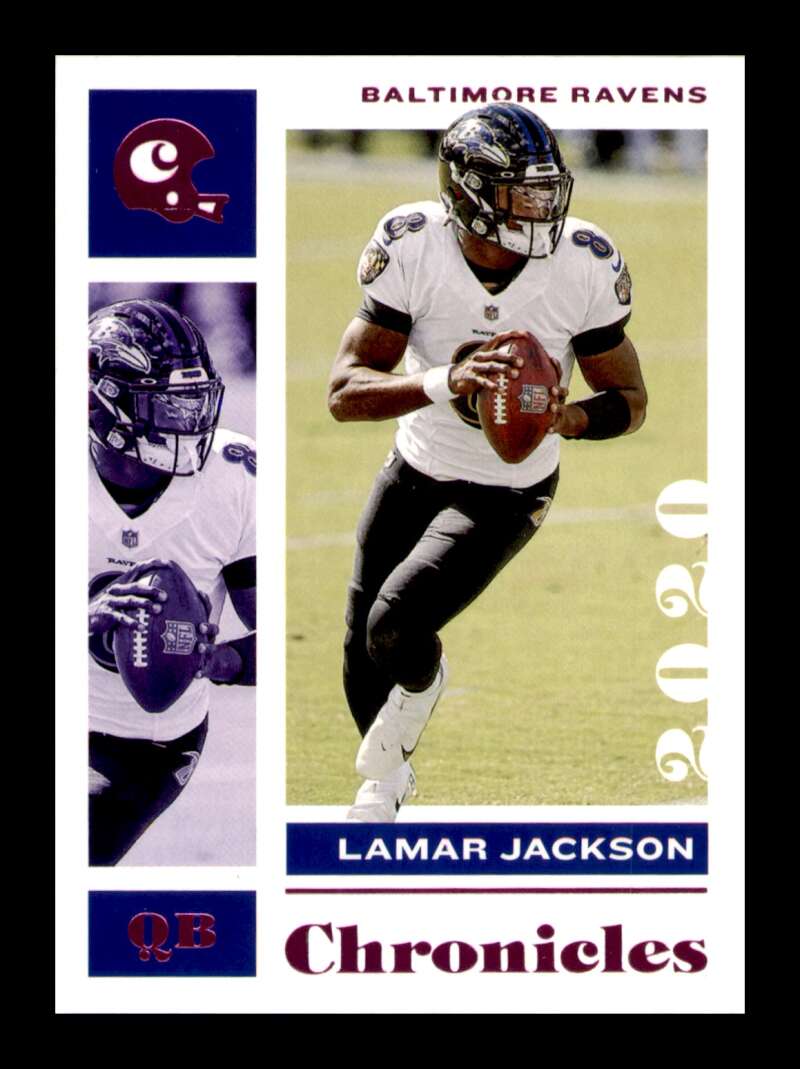 Load image into Gallery viewer, 2021 Panini Chronicles Pink Lamar Jackson #7 Short Print SP Image 1
