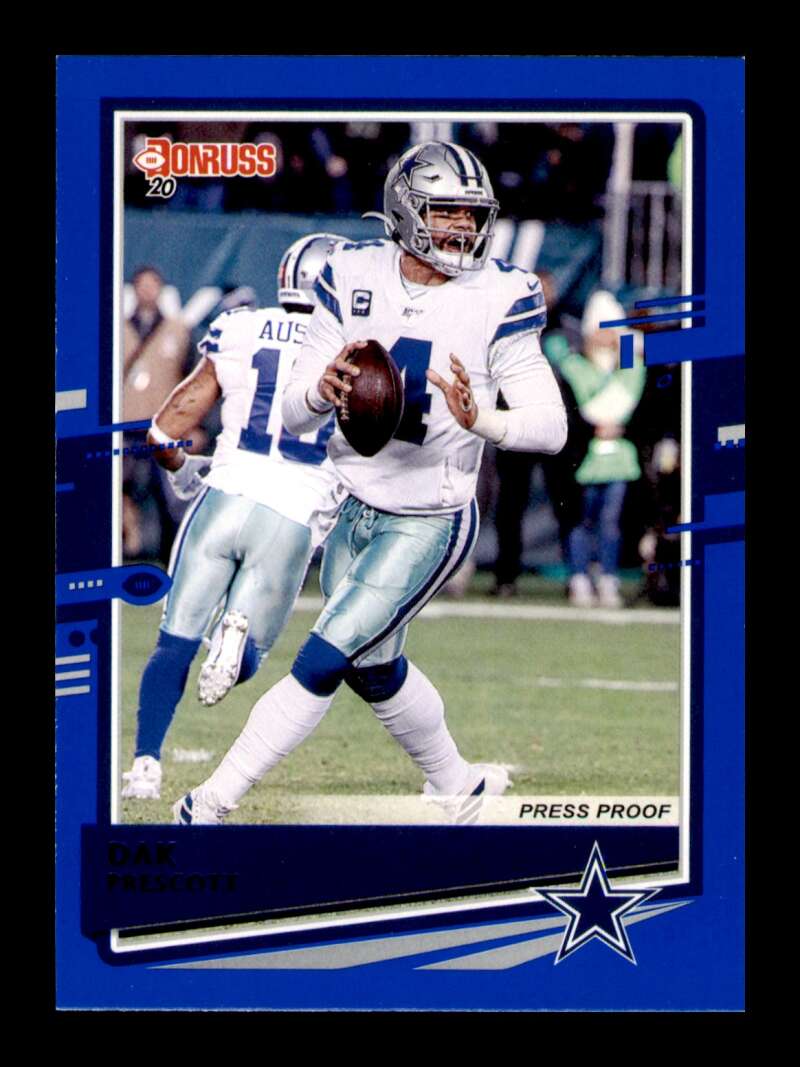 Load image into Gallery viewer, 2020 Donruss Press Proof Blue Dak Prescott #78 Short Print SP Image 1
