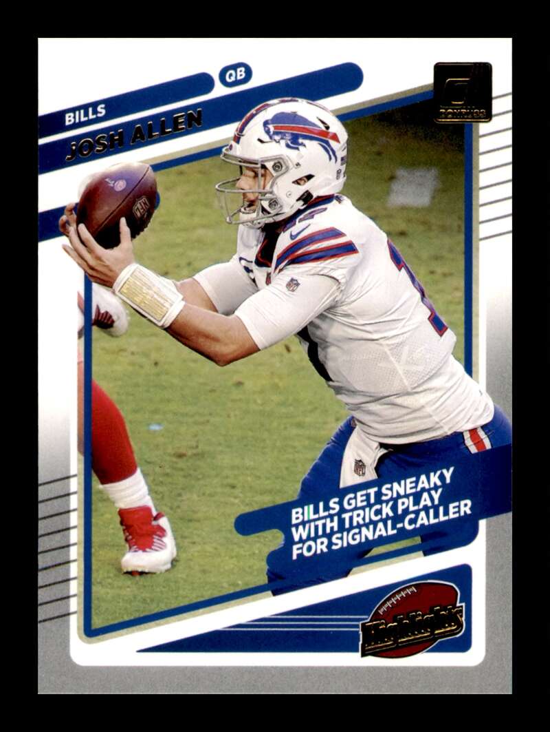 Load image into Gallery viewer, 2021 Donruss Highlights Josh Allen #HI-2 Image 1
