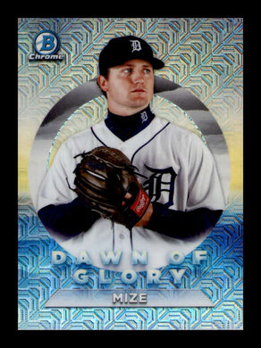 2020 Bowman Chrome Dawn of Glory Mojo Refractor Casey Mize 