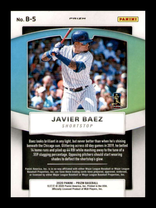 2020 Panini Prizm Brilliance Red White Blue Prizm Javier Baez