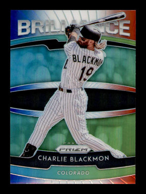 2020 Panini Prizm Brilliance Red White Blue Prizm Charlie Blackmon 