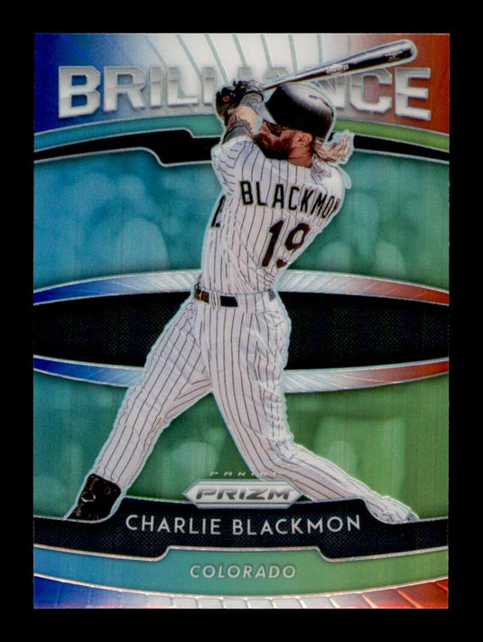 2020 Panini Prizm Brilliance Red White Blue Prizm Charlie Blackmon