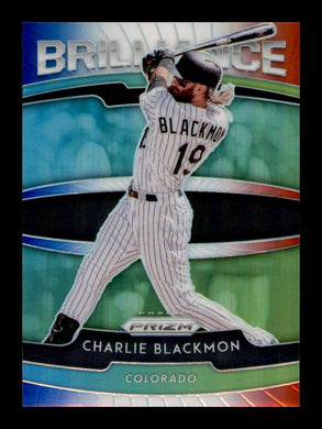 2020 Panini Prizm Brilliance Red White Blue Prizm Charlie Blackmon 