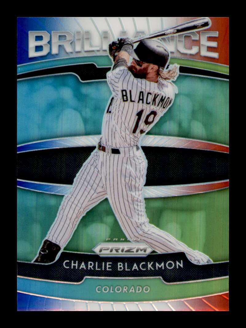 Load image into Gallery viewer, 2020 Panini Prizm Brilliance Red White Blue Prizm Charlie Blackmon #B-10 SP Image 1
