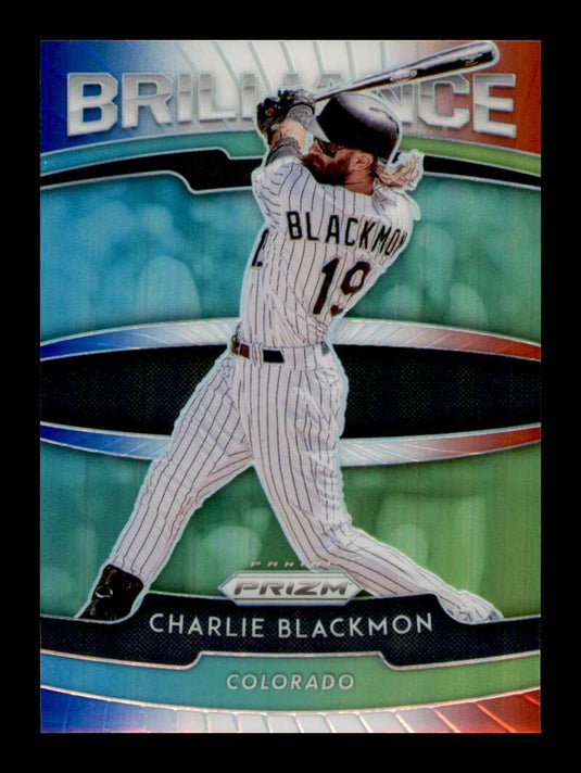 2020 Panini Prizm Brilliance Red White Blue Prizm Charlie Blackmon 