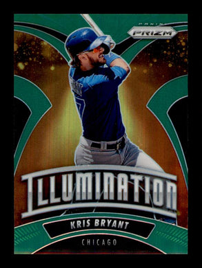 2020 Panini Prizm Illumination Green Prizm Kris Bryant 