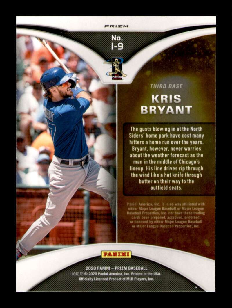 Load image into Gallery viewer, 2020 Panini Prizm Illumination Green Prizm Kris Bryant #I-9 Image 2
