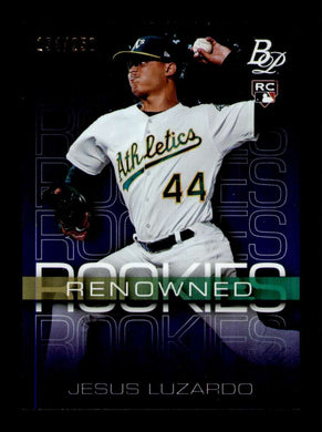 2020 Bowman Platinum Renowned Rookies Purple Jesus Luzardo 