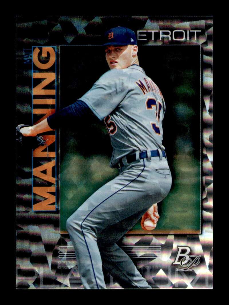 Load image into Gallery viewer, 2020 Bowman Platinum Icy Foil Matt Manning #TOP-99 Rookie RC Image 1
