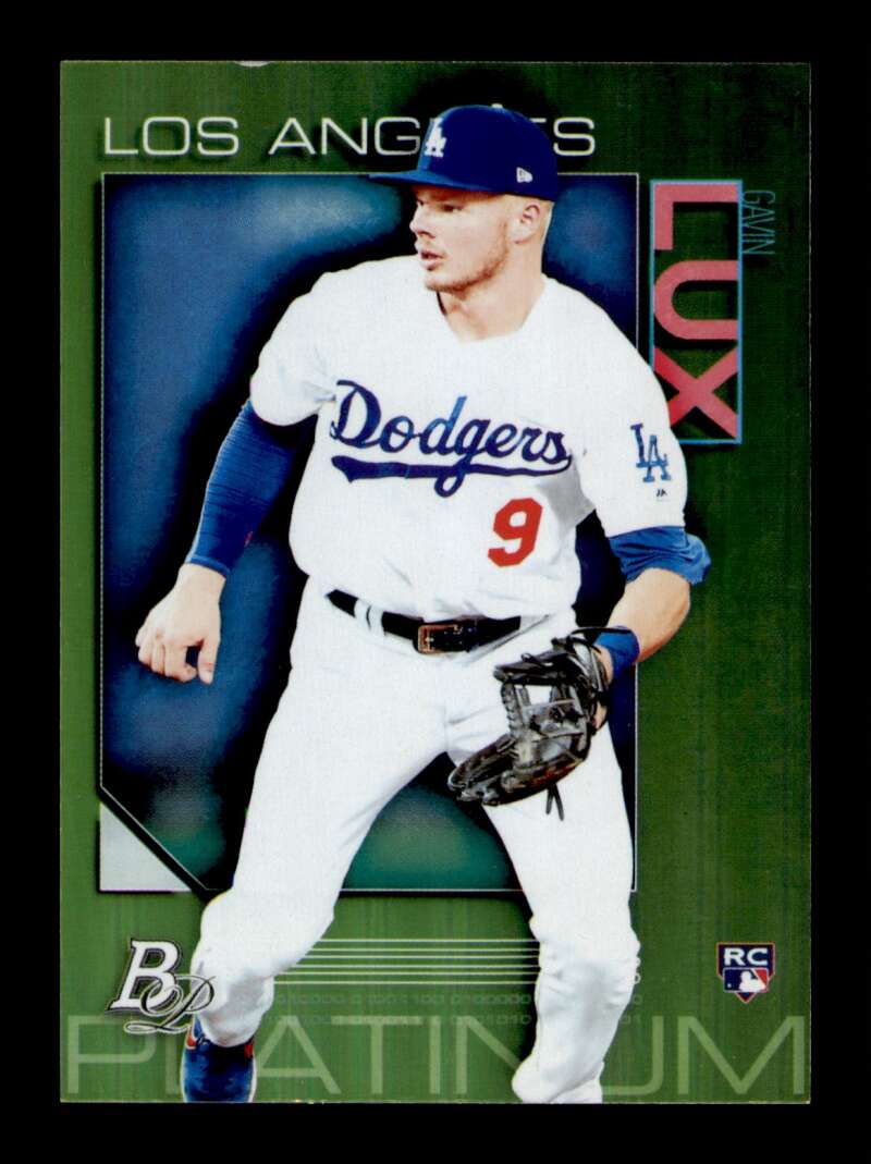 Load image into Gallery viewer, 2020 Bowman Platinum Chatreuse Gavin Lux #12 Rookie RC Image 1
