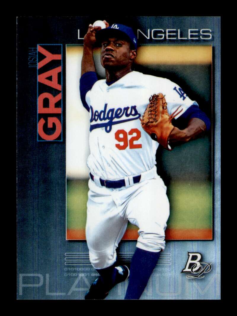 Load image into Gallery viewer, 2020 Bowman Platinum Josiah Gray #TOP-93 Rookie RC Image 1
