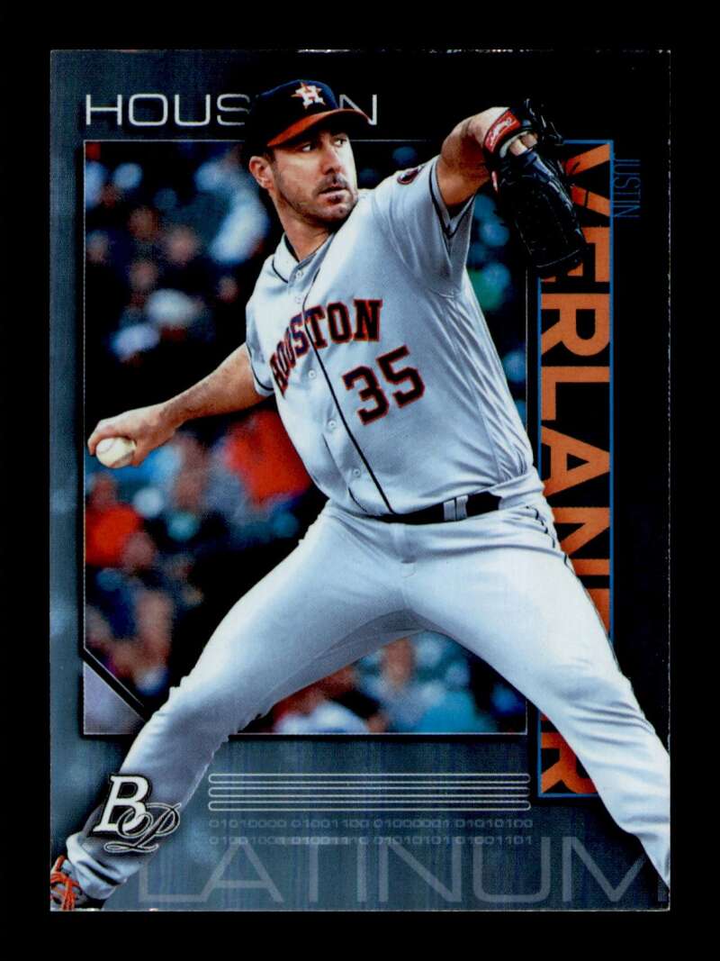 Load image into Gallery viewer, 2020 Bowman Platinum Justin Verlander #60 Image 1
