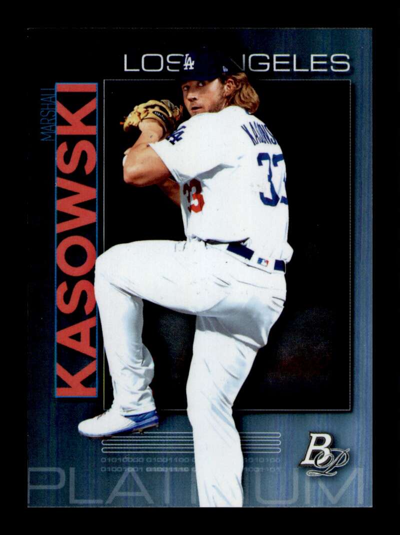 Load image into Gallery viewer, 2020 Bowman Platinum Marshall Kasowski #TOP-96 Rookie RC Image 1
