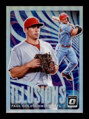 2020 Donruss Optic Illusions Silver Prizm Holo Paul Goldschmidt 