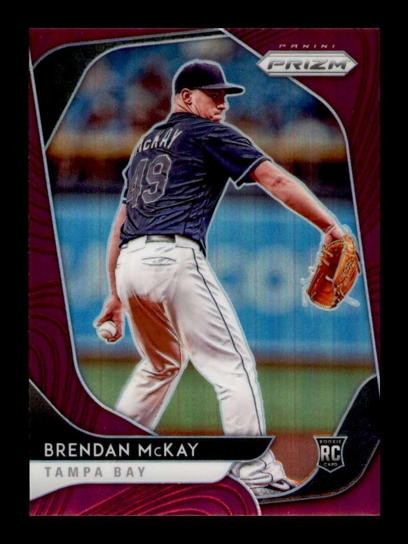 Load image into Gallery viewer, 2020 Panini Prizm Purple Prizm Brendan McKay #153 Rookie RC Image 1
