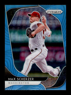 2020 Panini Prizm Carolina Blue Prizm Max Scherzer 