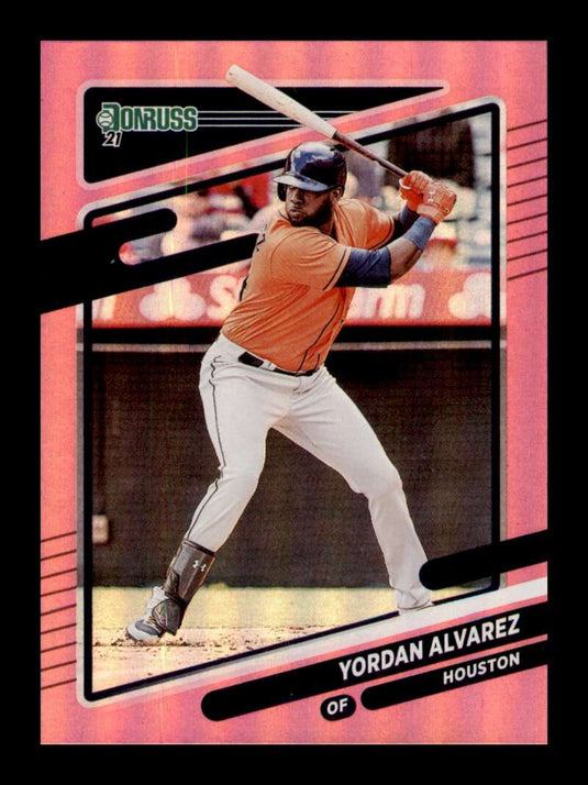 2021 Donruss Pink Holo Yordan Alvarez 