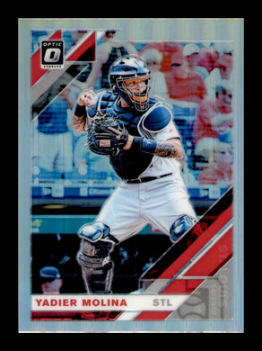 2019 Donruss Optic Silver Prizm Holo Yadier Molina 