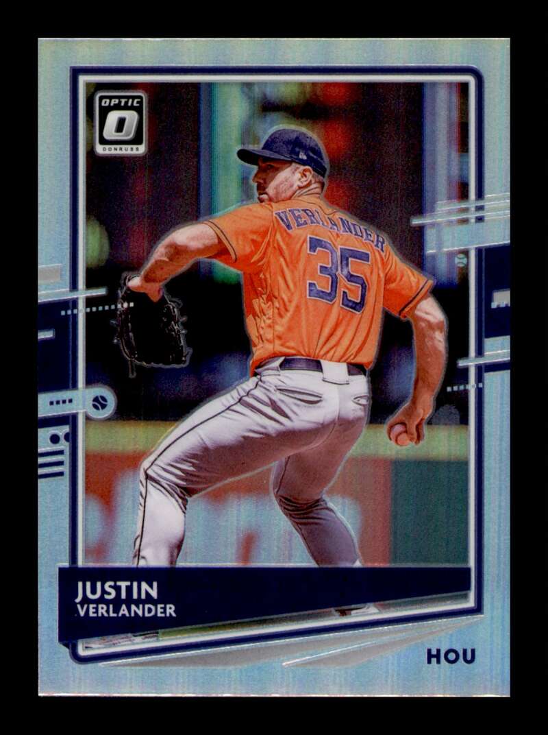 Load image into Gallery viewer, 2020 Donruss Optic Silver Prizm Holo Justin Verlander #157 SP Houston Astros  Image 1
