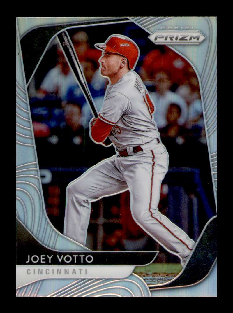 Load image into Gallery viewer, 2020 Panini Prizm Silver Prizm Joey Votto #33 Short Print SP Cincinnati Reds
 Image 1
