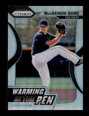 2020 Panini Prizm Warming in the Pen Silver Prizm MacKenzie Gore 