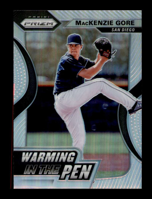 2020 Panini Prizm Warming in the Pen Silver Prizm MacKenzie Gore