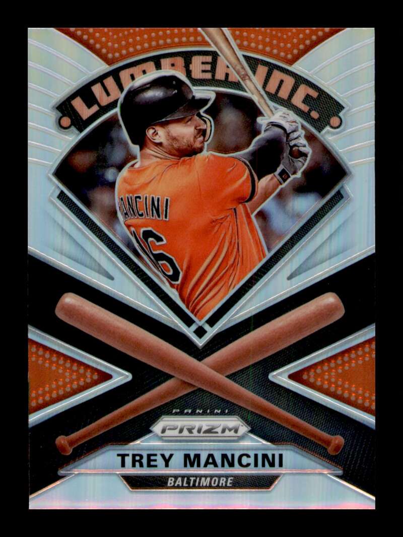 Load image into Gallery viewer, 2020 Panini Prizm Lumber Inc Silver Prizm Trey Mancini #LI-7 SP Image 1
