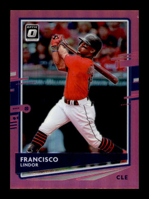 2020 Donruss Optic Pink Prizm Francisco Lindor 