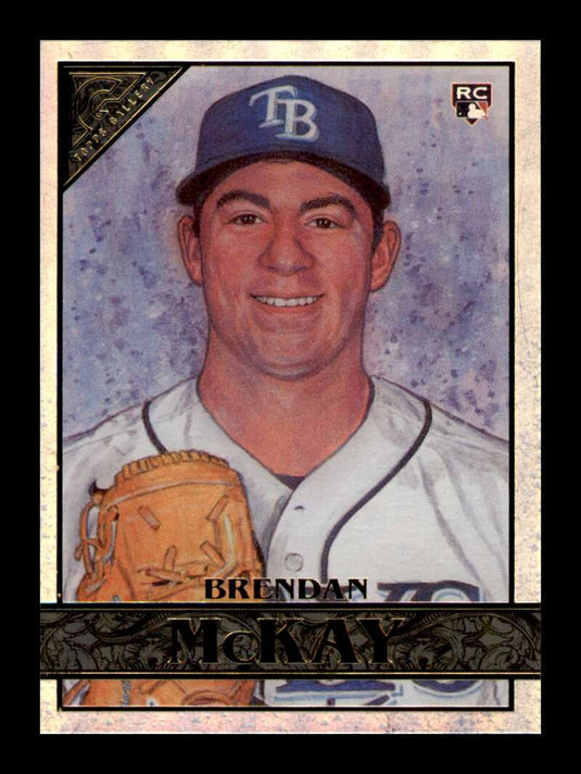 2020 Topps Gallery Rainbow Foil Brendan McKay