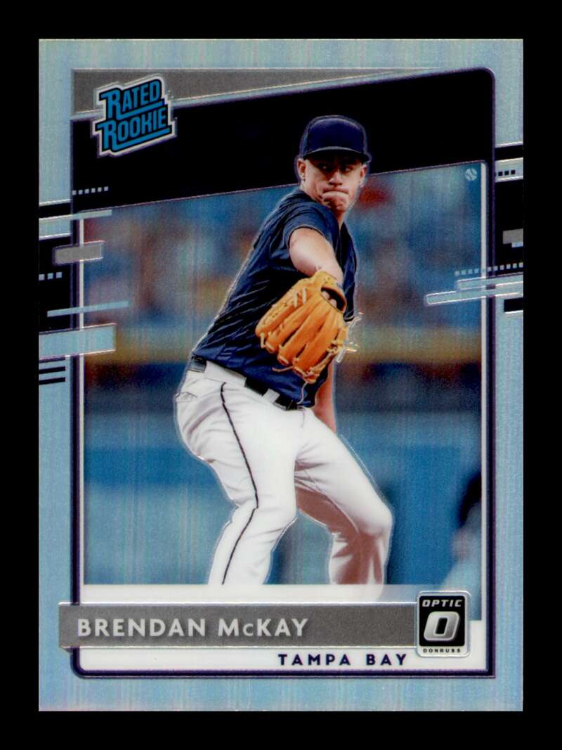 Load image into Gallery viewer, 2020 Donruss Optic Silver Prizm Holo Brendan McKay #36 Rookie RC SP Image 1
