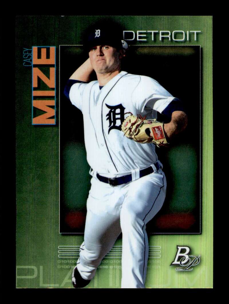 Load image into Gallery viewer, 2020 Bowman Platinum Chartreuse Casey Mize #TOP-28 Rookie RC SP Image 1
