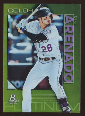 2020 Bowman Platinum Chartreuse Nolan Arenado 