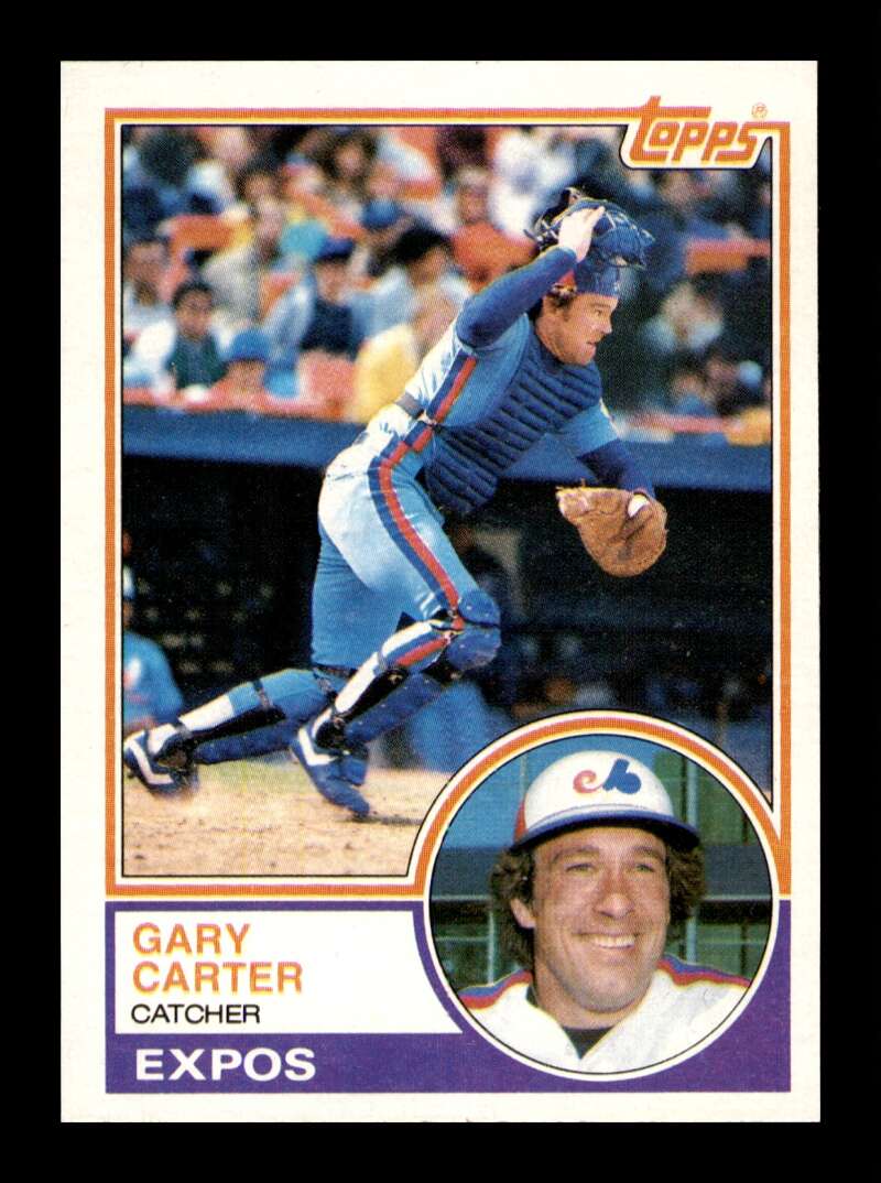 Load image into Gallery viewer, 1983 Topps Gary Carter #370 Montreal Expos Image 1
