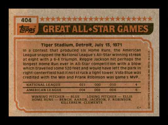 1983 Topps Gary Carter 