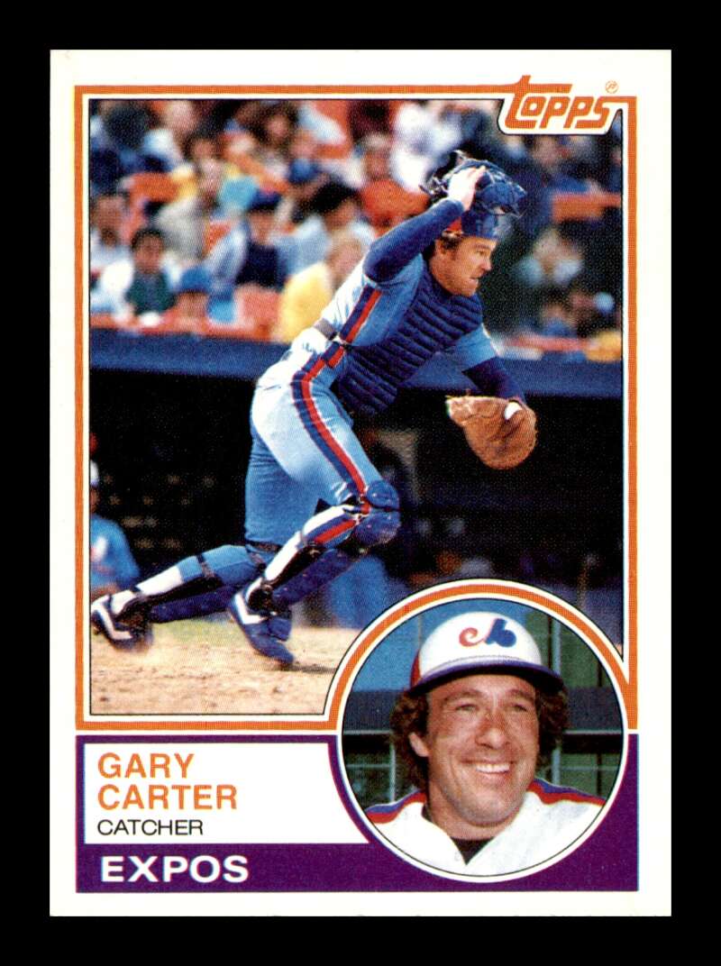 Load image into Gallery viewer, 1983 Topps Gary Carter #370 Montreal Expos Image 1
