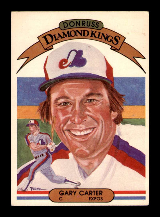 1982 Donruss Diamond Kings Gary Carter 