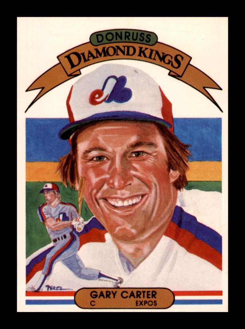 Load image into Gallery viewer, 1982 Donruss Diamond Kings Gary Carter #2 Montreal Expos Image 1
