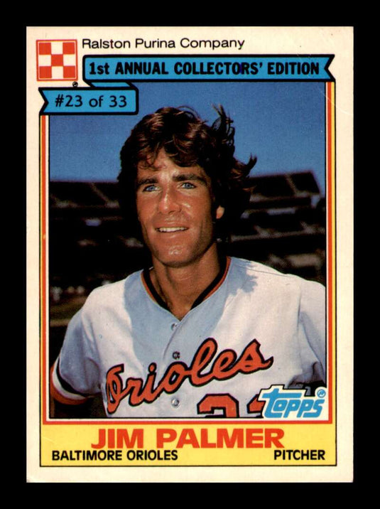 1984 Topps Ralston Purina Jim Palmer