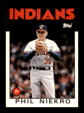 1986 Topps Traded Phil Niekro 